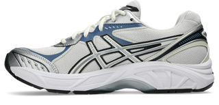 ASICS GT-2160 in Cream/Denim Blue with segmented midsole and GEL® technology inserts.