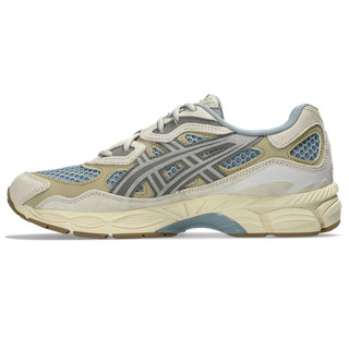 ASICS GEL-NYC Shoes in Dolphin Grey/Oyster Grey, inspired by heritage and modern performance styles.