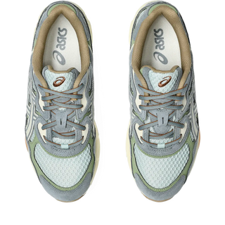 ASICS GEL-NYC Shoes in Cold Moss/Fjord Grey with advanced underfoot comfort and retro-modern blend.