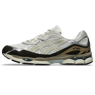 ASICS GEL-NYC Shoes in Cream/Cream, inspired by early 2000s running styles.