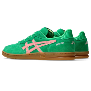 ASICS Skyhand OG Shoes in Cilantro/Grapefruit, 1990s handball design.