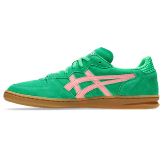 ASICS Skyhand OG Shoes in Cilantro/Grapefruit, 1990s handball design.