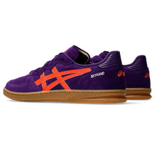 ASICS Skyhand OG Shoes in Midnight Plum/Koi, 1990s handball design.