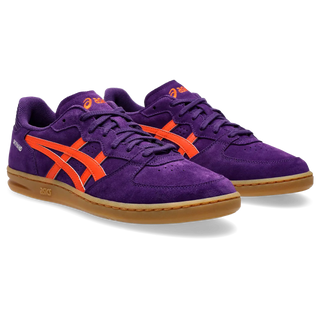 ASICS Skyhand OG Shoes in Midnight Plum/Koi, 1990s handball design.