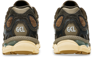 ASICS GEL-NYC sneaker in Brown Storm/Tan Presidio, inspired by GEL-NIMBUS® 3 and GEL-CUMULUS® 16.