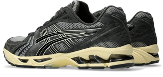 ASICS GEL-KAYANO® 14 sneaker in Clay Grey/Black with GEL™ technology and suede overlays.