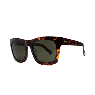 Electric California Crasher 49 Sunglasses in Tortoise, chunky rectangular frame with blue light-blocking lenses.