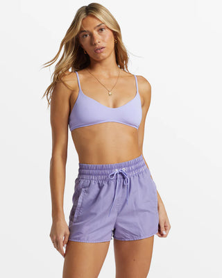 Billabong Sol Searcher New Volley in Purple Punch with elastic waist and side pockets.