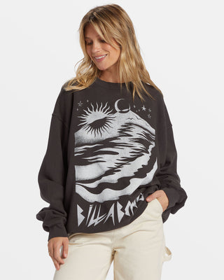 Ride In Oversized Crewneck Sweatshirt