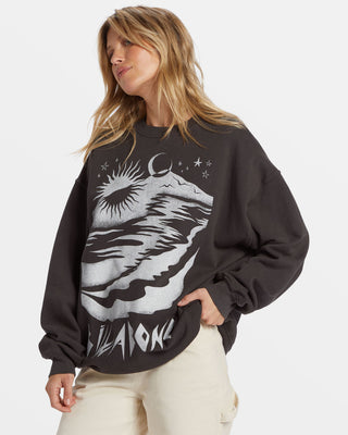 Ride In Oversized Crewneck Sweatshirt