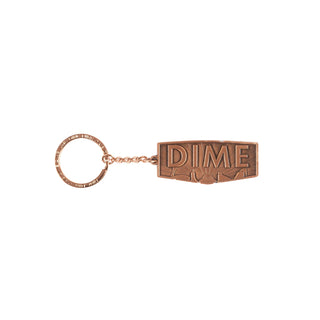 Rose Gold keychain made of zinc alloy with polished finish.