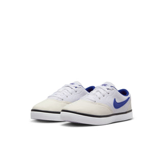 Nike SB Check Canvas Little Kids' Skate Shoes with canvas upper and rubber outsole.