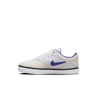 Nike SB Check Canvas Little Kids' Skate Shoes with canvas upper and rubber outsole.