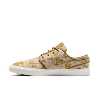 Nike SB Zoom Janoski OG+ Premium Skate Shoes in Sesame/Bronzine/Sail/Flat Gold.