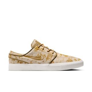 Nike SB Zoom Janoski OG+ Premium Skate Shoes in Sesame/Bronzine/Sail/Flat Gold.