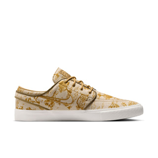 Nike SB Zoom Janoski OG+ Premium Skate Shoes in Sesame/Bronzine/Sail/Flat Gold.