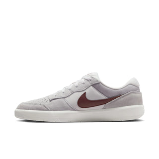 Nike SB Force 58 Skate Shoes in Platinum Tint/Dark Team Red-Wolf Grey