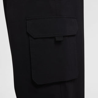 Nike SB Kearny Cargo Skate Pants in Black with six pockets and webbing belt.