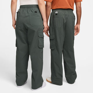 Nike SB Kearny Cargo Skate Pants in Vintage Green with six pockets and webbing belt.