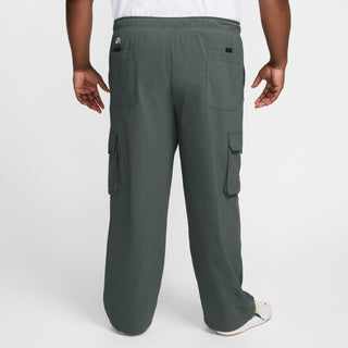 Nike SB Kearny Cargo Skate Pants in Vintage Green with six pockets and webbing belt.