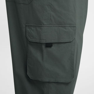 Nike SB Kearny Cargo Skate Pants in Vintage Green with six pockets and webbing belt.