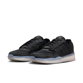 Nike SB PS8 skate shoes in Black/White with Flyknit, leather, and HART outsole.