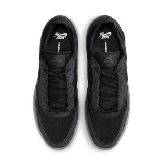 Nike SB PS8 skate shoes in Black/White with Flyknit, leather, and HART outsole.