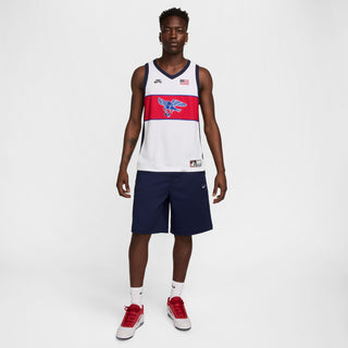 Nike SB Team USA Dri-FIT ADV Sleeveless Skate Jersey with jazz-playing eagle patch.