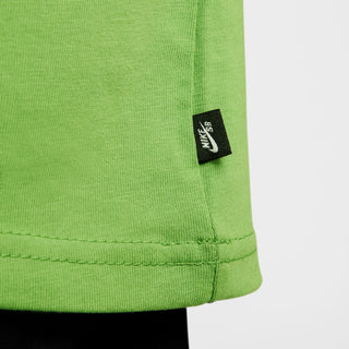 Nike SB Republique Max90 Skate Tee in Chlorophyll with dropped shoulders.