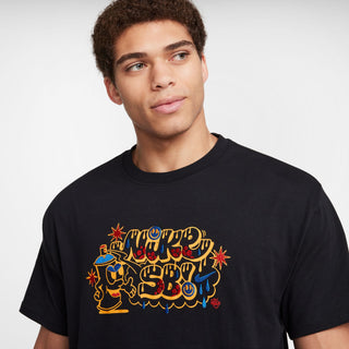 Nike SB Spray Can Max90 Skate T-Shirt with relaxed fit, lightweight cotton, and dropped shoulders.