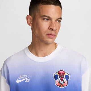 Nike SB Team USA Long Sleeve Skate Tee with jazz-playing eagle patch.