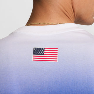 Nike SB Team USA Long Sleeve Skate Tee with jazz-playing eagle patch.