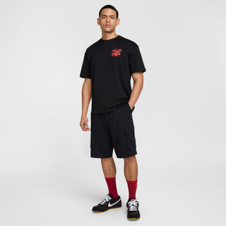 Nike SB Max90 Skate T-Shirt in Black with roomy fit and midweight cotton.