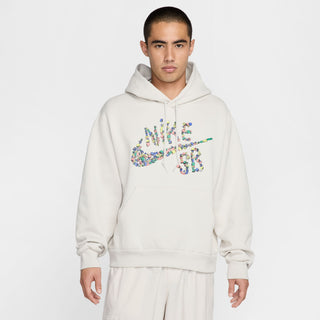 Nike SB Sugar High Fleece Pullover Skate Hoodie, hidden pocket, midweight brushed fleece, roomy fit.