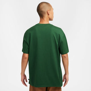 Nike Sportswear Men's Max90 T-Shirt in Fir/Black, soft midweight cotton with dropped shoulders and a relaxed fit.