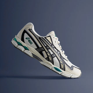 ASICS GEL-NYC 2055 sneaker in Pale Oak/Truffle Grey with GEL® technology and retro design.