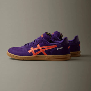 ASICS Skyhand OG Shoes in Midnight Plum/Koi, 1990s handball design.