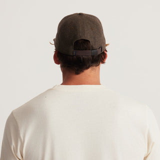 Roark Campover Strapback Hat with 6-panel unstructured design and adjustable strapback closure.