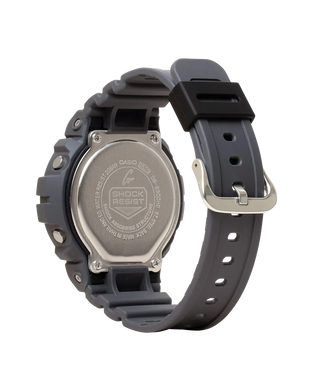 G-SHOCK DW6900HD-8 watch, dark gray with luminescent parts, LED Super Illuminator, resin band.