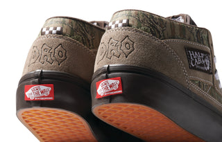 Vans Pedro Delfino Skate Half Cab Shoes in Camo with durable construction and iconic design.