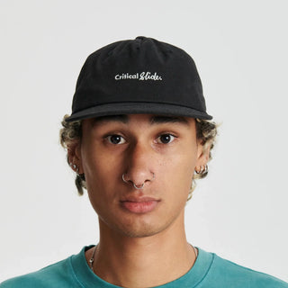 Critical Slide Society Institute Twill Cap - Black with logo embroidery.