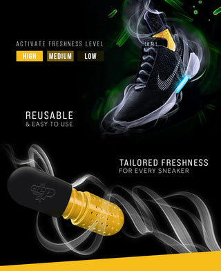 Crep Protect Pill for customizable sneaker freshness and odor elimination.