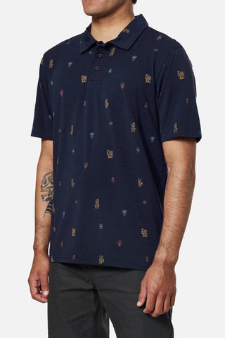 Idol Print Polo Shirt