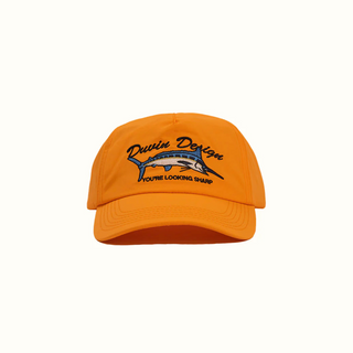 Duvin Design Looking Sharp Hat in Orange, nylon, unstructured, embroidery.