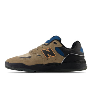 New Balance Numeric Tiago Lemos 1010 Shoes in Mushroom/Black, suede and mesh upper, FuelCell foam midsole.