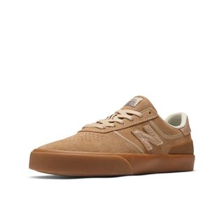 New Balance Numeric x Museum 272 Shoes in Wheat/Brown with tear-off panels.