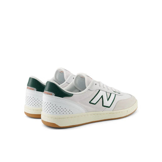 New Balance Numeric 440V2 Shoes in White/Forest Green with ABZORB midsole