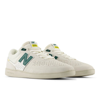 New Balance Numeric Brandon Westgate 508 Shoes in White/Forest Green