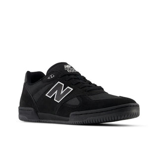 New Balance Numeric Tom Knox 600 Shoes in Black/White with suede and mesh upper