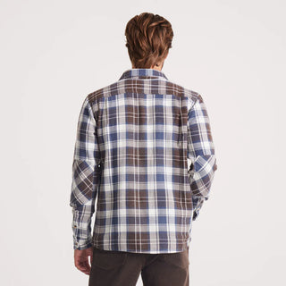 Roark Nordsman Cotton Flannel made with organic cotton and recycled polyester, lightweight and durable.